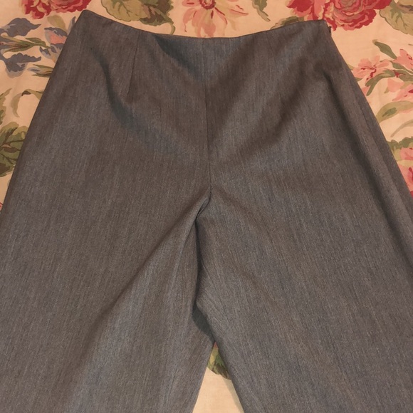 Vtg TALBOTS Size 10 P SideZip STRETCH Dark Charcoal Gray  Deadstock USA NEW - Picture 12 of 12